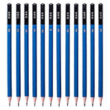 H & B Professional Drawing and Sketch Pencils Set —12 PCS, 4H, 3H, 2H, H, F, HB, B, 2B, 3B, 4B, 5B, 6B, Ideal for Drawing Art, Sketching, Shading, Artist Pencils for Beginners & Pro Artists