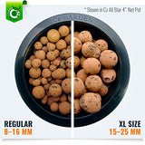 Organic Expanded Clay Pebbles Grow Media - Orchids • Hydroponics • Aquaponics • Aquaculture Cz Garden (4 LBS Organic Cz Garden Expanded Clay Pellets)