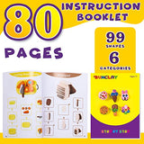SUNCLAY Air Dry Clay - 36 Colors Modeling Clay for Kids with 80 Pages Tutorial Booklet 8 Clay Tools 5 Accessories Molding Clay Kit Toys Gifts for Kids Boys Girls Ages 3 4 5 6 7 8 9-12 Years Old