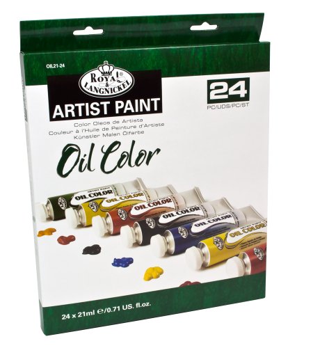 Royal & Langnickel Oil Color Artist Tube Paint, 21ml, 24-Pack