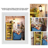 Yosoo DIY Dollhouse Photo Frame Design Warm House Kit with Furniture Birthday Gifts Home Decoration Gift Choice
