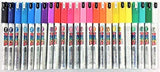 Uni Do! Posca Paint Marker Pen, Extra Fine Point(PC-1MD), 24 Colors Set with Original Vinyl Pen Case