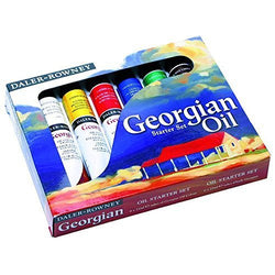Daler-Rowney Georgian Oil Color - Starter Set of 6 22 ml Tubes