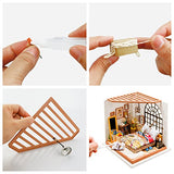 Rolife DIY Miniature Dollhouse Kits with Accessories and Furniture-Creative Toys-Model Building Playset-Home Decor-Wooden Mini House-Best Birthday for Boys and Girls (07 Bedroom)
