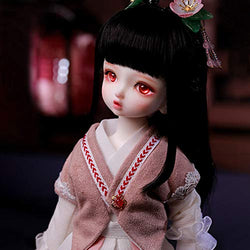 HGFDSA 26CM BJD Doll 1/6 with BJD Clothes Wigs Shoes Makeup Handmade Beauty Toys Silicone Reborn Doll Toy for Children