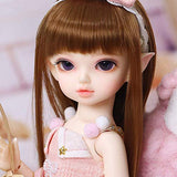 W&Y BJD Doll Size 1/6 26CM 10 Inch 19 Ball Joints SD Dolls with Clothes Shoes Wigs Free Makeup Girls DIY Toys Cosplay Fashion Dolls Best Gift for Child