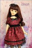 Free Gift /BJD DOLL Clothes 1/6 MSD DD BJD Retro Dinner Dress Skirt Suit Outfit / 5 Colors to Choose