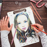 MARTCOLOR Skin Tone Colored Pencils for Portraits and Skintone Artists, 24 Colors Oil Colour Pencils for Drawing, Sketching, Adult Coloring, Shading, Coloring, Layering & Blending