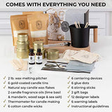 Luxury Candle Making Kit - Complete Supplies to Create 6 Premium Scented Soy Candles