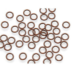 Darice BF1025 Jump Ring 6Mm 20Gauge Ant.Copper