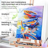 Arteza Acrylic Paint Set and Watercolor Paint Set Bundle, Painting Art Supplies for Artist, Hobby Painters & Beginners