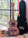 KALA Mandy Harvey Learn To Play Signature Series Tenor Ukulele Starter Kit