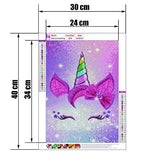 DIY 5D Diamond Painting Kit, Round Full Drill Acrylic Embroidery Cross Stitch Arts Craft Canvas Supply for Home Wall Decor Adults and Kids (E)
