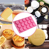 Silicone soap molds kit - 6 Cavities Biscuits Rectangular Holes Cylinder DIY Handmade Soap Loaf Mold kit,Comes with Wood Box Stainless Steel Wavy & Straight Scraper
