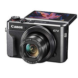 Canon PowerShot G7 X Mark II Digital Camera 20.1MP Sensor with SanDisk 64GB Memory Card + Tripod + A-Cell Accessory Bundle (Black)