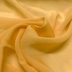 Silk Georgette Chiffon Fabric Solid 100% Silk 10mm 44" wide Sold BTY Many Colors (Gold)