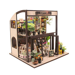Danni New Furniture DIY Doll House Wooden Miniature Doll Houses Furniture Kit Box Puzzle Assemble Dollhouse Toys for Children Gifts
