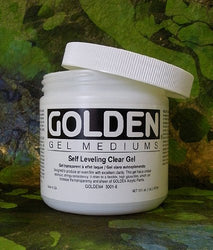 Golden Artist Colors - Self Leveling Clear Gel - 128 oz Jar
