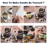 Soy Beeswax Candle Making Kit Supplies,DIY Arts and Crafts Kits for Adults Including Wax, Wicks, Rich Scents,Dyes,Melting Pot,Candle tins