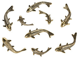 Safavieh Home Collection Antiqued Gold Koi Fish Wall Décor