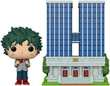 Funko Pop! Town: My Hero Academia - U.A. High School with Deku in Uniform, Multicolor