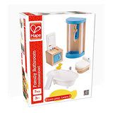 Hape Wooden Doll House Furniture Family Bathroom Set