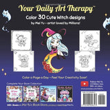30 Days of Cute Witches: Color a Page a Day: Daily Coloring Book: Cute Coloring Book for Adults, Teens, & Kids - Coloring pages for Cute chibis, ... Kawaii Horror, Cute Creepy Relaxation
