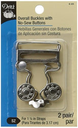 Dritz(R Overall Buckle For 1-1/4 Inch Straps - Nickel