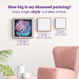 Diamond Art Club Aurora The Unicorn Diamond Painting Kit, 13" x 13" (33 x 33 cm)
