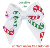 Christmas Ribbon for Crafs - Hipgirl 60 Yard 3/8" Grosgrain Satin Fabric Ribbon Set For Holiday,