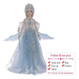AN-LOKLIK Uriel 1/4 BJD Doll Snow Queen of The Elves Doll Fullset Ball Jointed Doll Resin Gift Girls