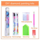 3ABOY 5D Butterfly Diamond Painting Kit for Adults or Kids ，Full Drill Paint with Diamond Art Animal Butterfly Painting by Number Kits Home Wall Decor (11.8X15.7inch)