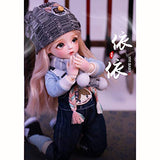 Pretty Girl BJD Doll 1/6 SD Dolls Ball Jointed Doll DIY Toys with Outfit Clothes Shoes Wig Hair Makeup Best Gift for Girl