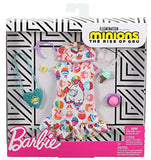 Barbie Storytelling Fashion Pack of Doll Clothes Inspired by Minions: Hoodie Dress and 6 Accessories Dolls, Gift for 3 to 8 Year Olds