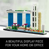 LEGO Architecture Skyline Collection: Singapore 21057 Building Kit; Collectible Display Model for Adults (827 Pieces)