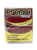 Sculpey Premo Premium Polymer Clay alizarin crimson 2 oz. [PACK OF 5 ]
