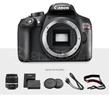 Canon EOS Rebel T6 DSLR Camera with 18-55mm, EF 75-300mm Lens, and Deluxe Bundle