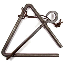 Forged Metal Triangle Chuckwagon Dinner Bell