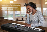 Electric Keyboard Piano 61-Key, Ohuhu Digital Musical Piano Keyboard with Headphone Jack, USB Port & Teaching Modes for Beginners