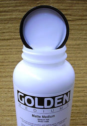 Golden Acrylic Matte Medium - 128 oz Jar