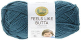 Lion Brand Yarn 215-178 Feels Like Butta Yarn, Teal