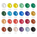 Zenacolor - 24 Gouache Paint Tubes 0.4 Oz (12mL) - Set of 24 Unique Non Toxic Colors for Professional Artists