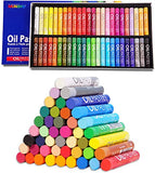 Drawing Pastels Chalk Pastels Art Crayons Non-Toxic Soft Oil Pastels Washable Round Pastel Sticks for Artist and Professional Beginners Students Kids DIY Crafting Painting Drawing Graffiti Artwork