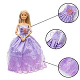 SOTOGO 12 Pieces Doll Clothes for 11.5 Inch Girl Doll Fashion Handmade Doll Dresses Wedding Dresses Evening Dresses Party Gowns Outfit