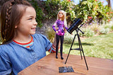 Barbie Astrophysicist Doll, Blonde with Telescope and Star Map, Inspired by National Geographic for Kids 3 Years to 7 Years Old