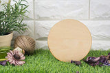 Wood Coasters - 24-Pack Round Wooden Drink Coasters, Unfinished Wood Circle Cup Coasters for Home