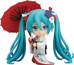 Good Smile Character Vocal Series 01: Hatsune Miku (Kōrin Kimono Version) Nendoroid Action Figure, Multicolor