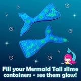 Original Stationery Mermaid Slime Kits for Girls, 35 Pieces to Make Shimmer Mermaid Slime with Lots of Sparkle Slime Add Ins, Great Mermaid Gifts for 9 Year Old Girls