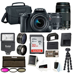 Canon EOS Rebel SL2 Digital Camera: 24 Megapixel 1080p HD Video DSLR Bundle with 18-55mm & 75-300mm