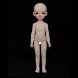 XSHION Customized 1/6 BJD Doll 11 Inch Ball Jointed Dolls + Basic Makeup, Free to Change DIY Dolls - Black Eyes